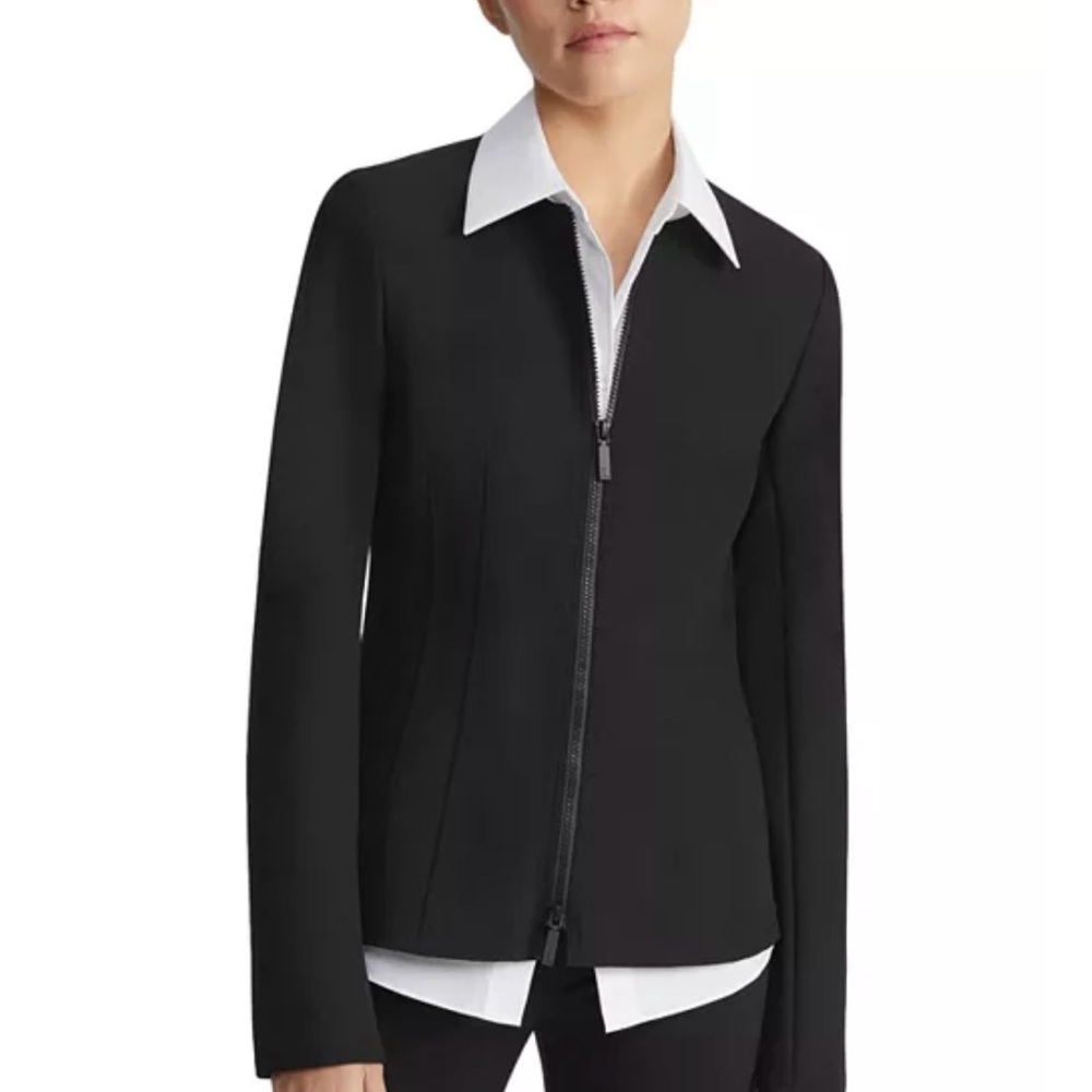 Like new Lafayette women’s Black Zip-Up Jacket sz 4